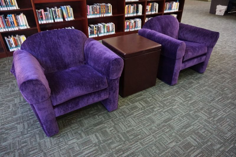 League City Library chairs upholstered by 5 Star Upholstery