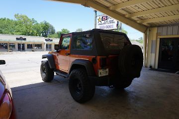 Orange 4X4 Jeep