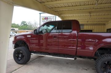 Pleated Black Gator & Tan F150