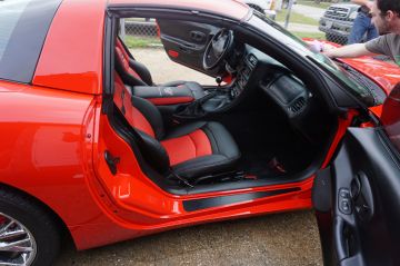 Red Pleated Vette