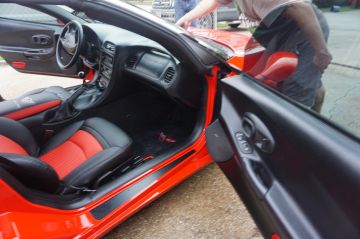 Red Pleated Vette