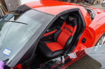 Red Pleated Vette