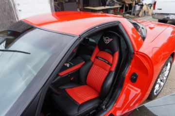 Red Pleated Vette