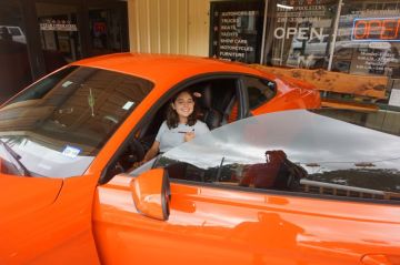 Spicy Orange Mustang GT