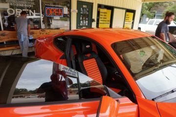 Spicy Orange Mustang GT