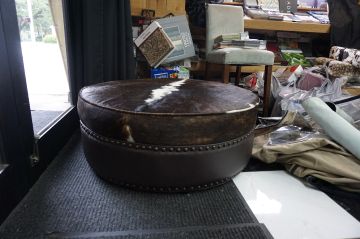 Cowhide Ottoman_1