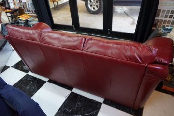 Red Leather Couch