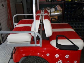 Red & White Cart - Looking Cool !!